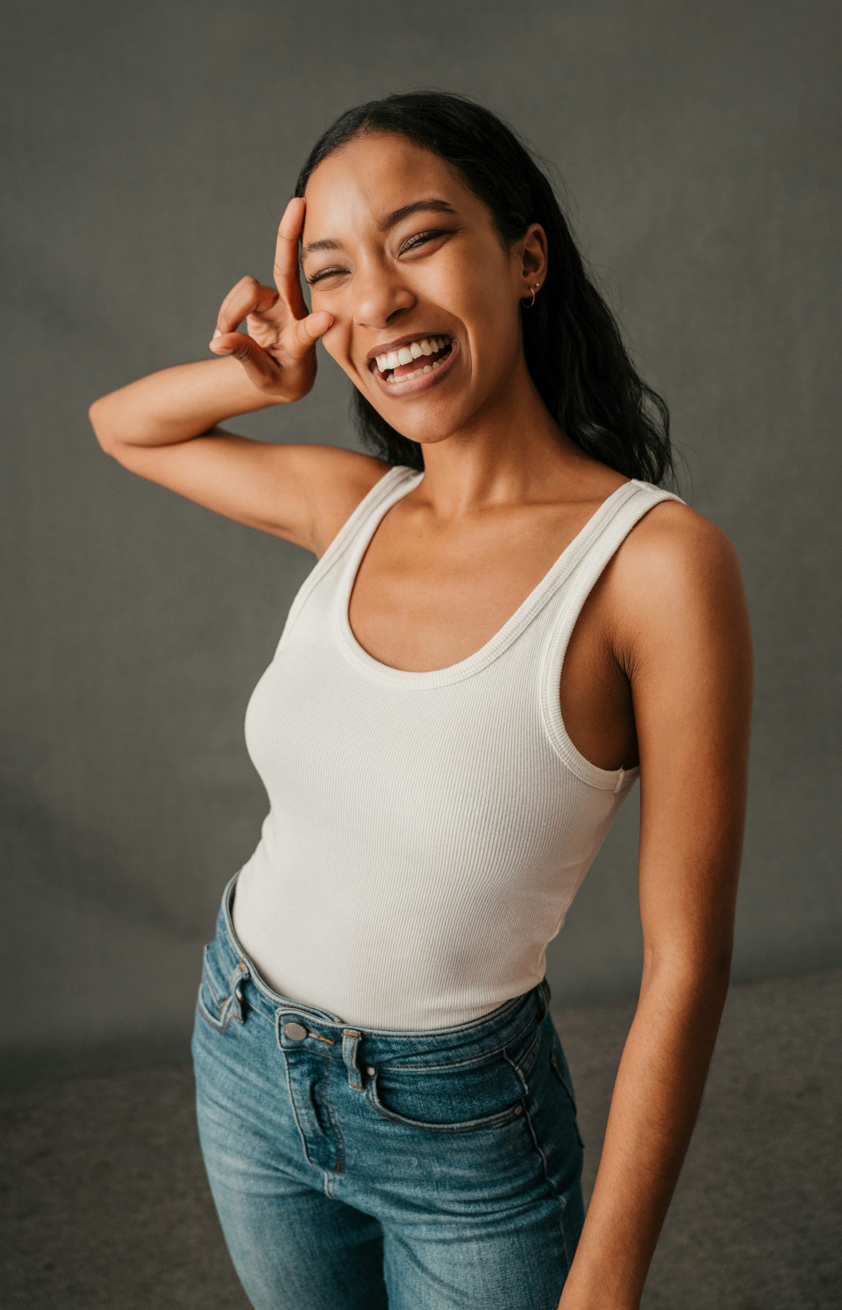 Smiling people